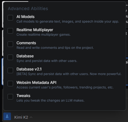 Websim Guide