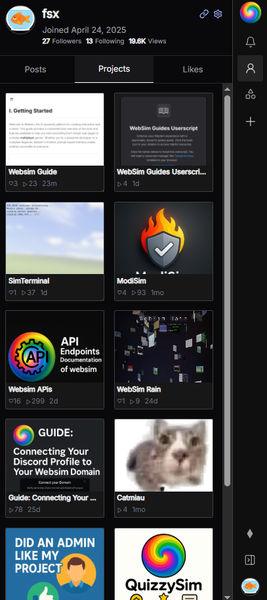 Websim Guide